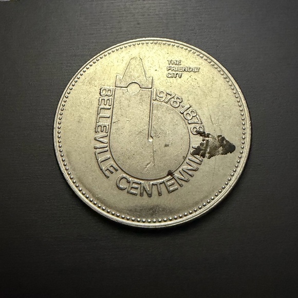 1978 Belleville Centennial Dollar, a Canadian trade token - Picture 2 of 2